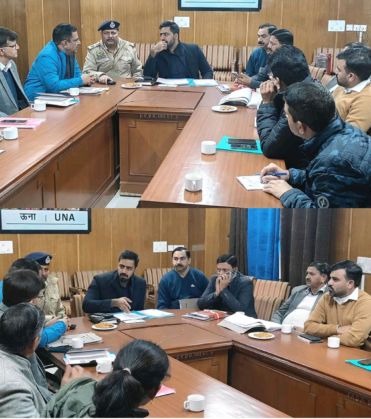 Deputy Commissioner held a review meeting regarding preparations to deal with winter and drought